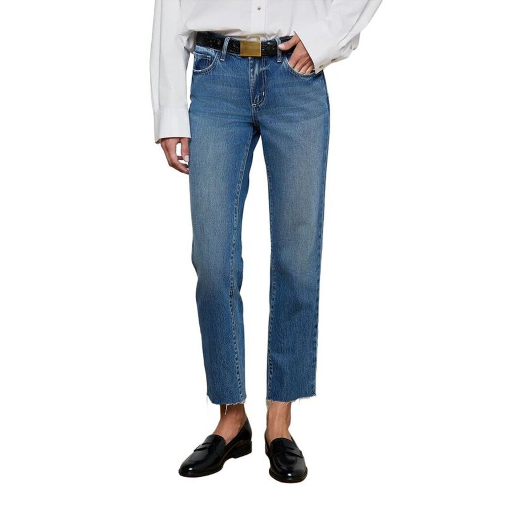 L’Agence Womens  Milana Kemp Straight Leg Jean